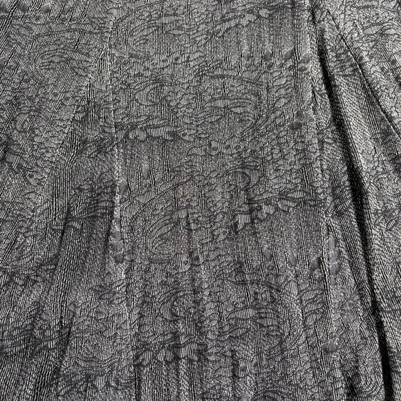 Vintage Chico's Black & Grey Lace Maxi Skirt - Picture 5 of 6